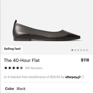 Everlane The 40 Hour Leather Flats